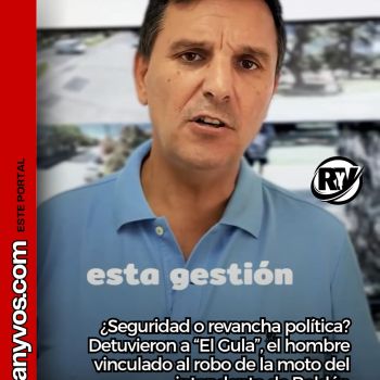 Detuvieron a “El Gula” en Roldán: la publicación del intendente reavivó el recuerdo del robo de su moto